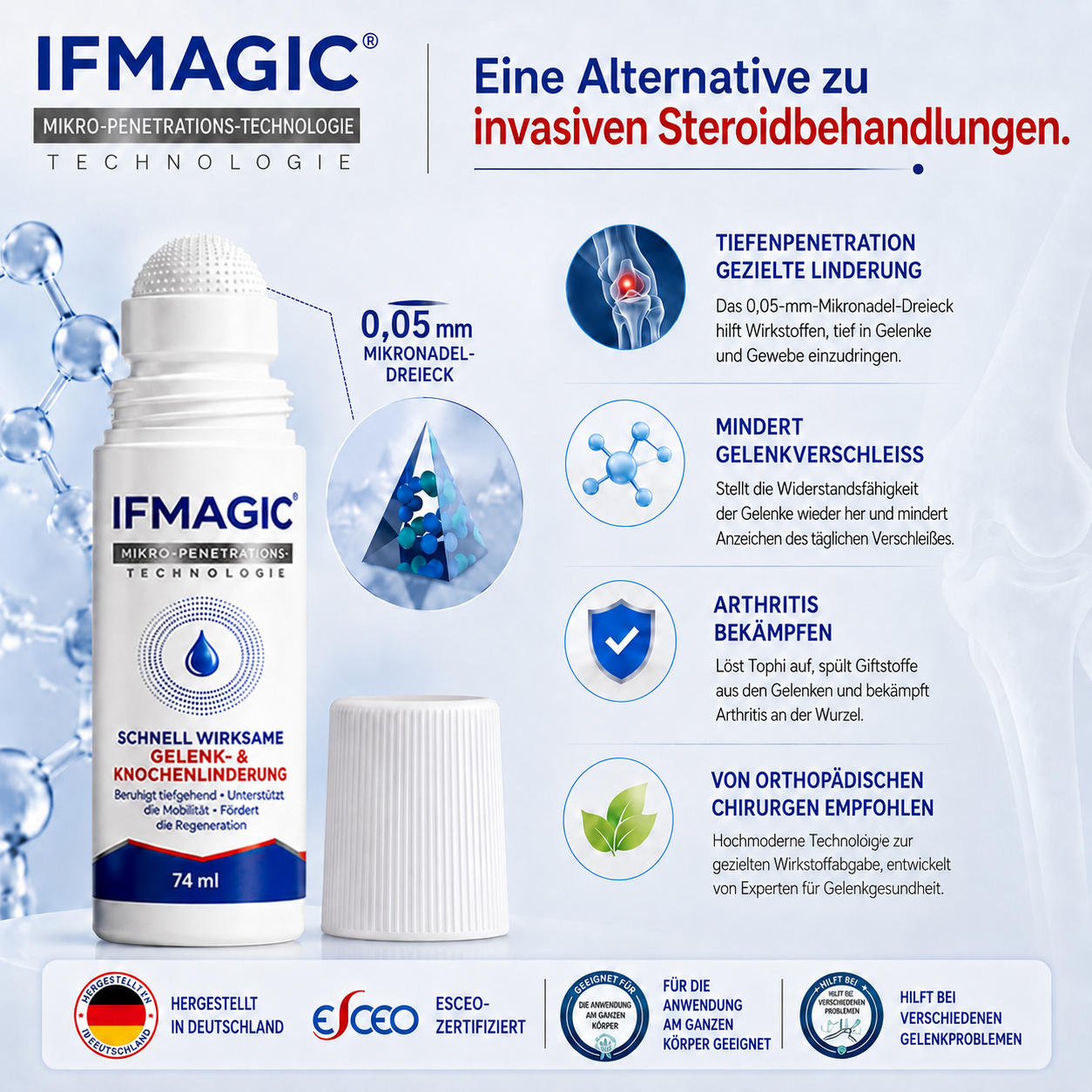 𝗢𝗙𝗙𝗜𝗭𝗜𝗘𝗟𝗟𝗘𝗥 𝗦𝗛𝗢𝗣 | 𝗜𝗙𝑴𝑨𝑮𝑰𝑪® 0,05 mm 𝗠𝗶𝗸𝗿𝗼𝘀𝗽𝗶𝘁𝘇𝗲𝗻-𝗥𝗼𝗹𝗹𝗮𝗽𝗽𝗹𝗶𝗸𝗮𝘁𝗼𝗿 𝗳ü𝗿 𝗚𝗲𝗹𝗲𝗻𝗸- & 𝗞𝗻𝗼𝗰𝗵𝗲𝗻𝗽𝗳𝗹𝗲𝗴𝗲 🦴
